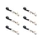 Tie 4 Safe 2" x 10' Tie Down Strap w/ TJ Cluster Hook for Wrecker Tow Truck Auto Hauling Black, 6PK TWS65-5210-TJ-BLK-6 - alternate 1